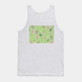 Festive Watercolor Flowers 1 Tank Top